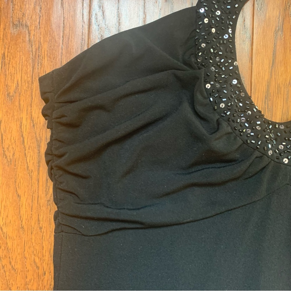 Vintage Laundry by Shelli Segal Black Mermaid Keyhole Evening Dress | Fit 4/6 - Picture 10 of 15